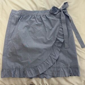 J. Crew Ruffle Wrap Skirt